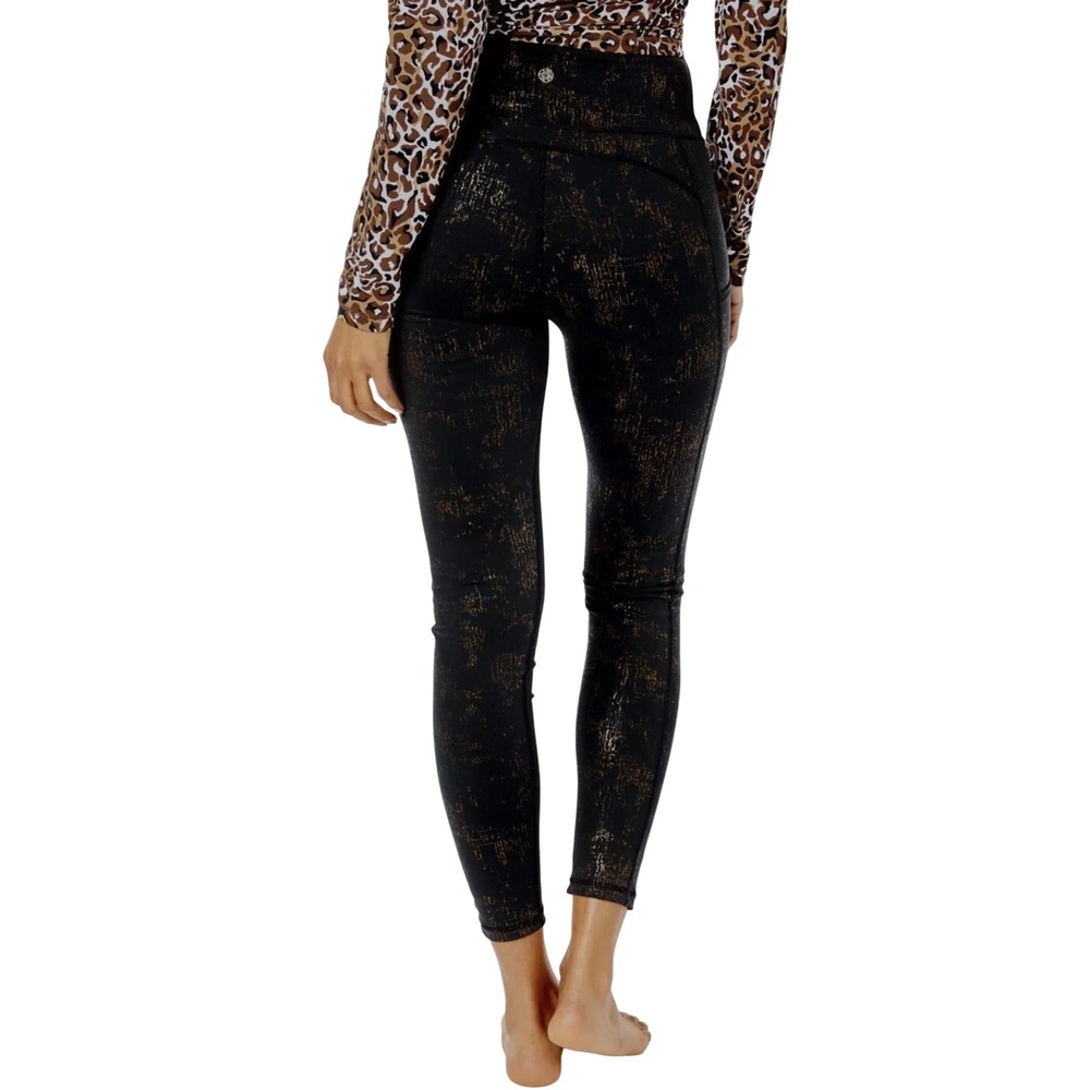 Lilly Pulitzer Luxletic Weekender High Rise LE Crop Legging Time to Tiki Foil XL